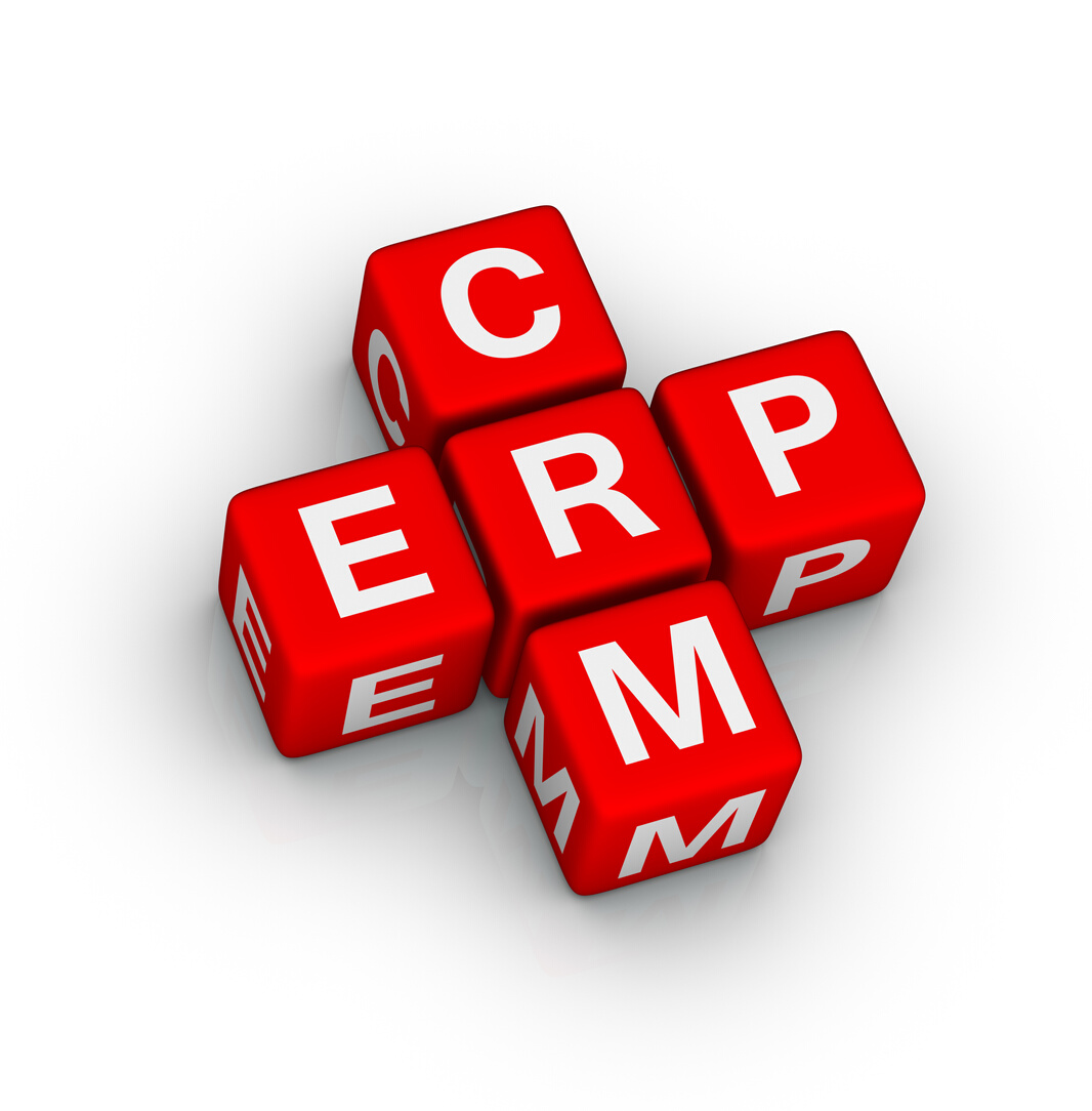 ERP and CRM symbol